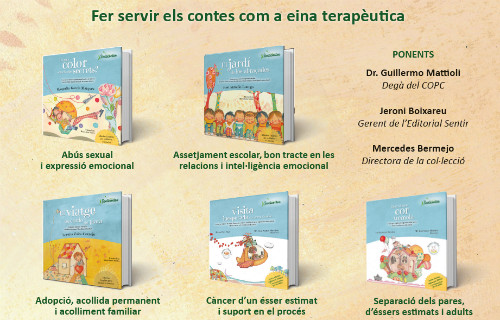 La primera col·lecció de llibres per a infants escrita per psicòlegs i psicòlogues com a eina terapèutica es presenta al COPC